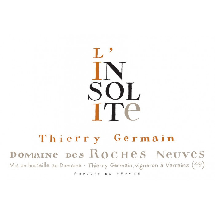 Domaine des Roches Neuves Saumur "L'Insolite" dry white 2012