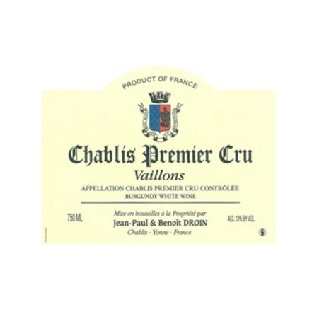Domaine Droin Chablis 1er Cru "Vaillons" 2017