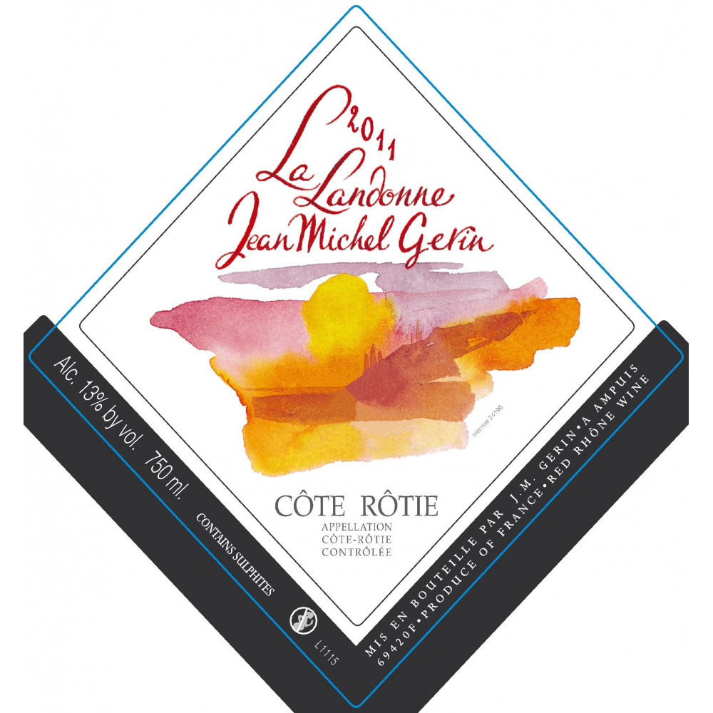 Domaine Jean-Michel Gerin Cote-Rotie "La Landonne" red 2010 Domaine Jean-Michel Gerin Cote-Rotie "La Landonne" red 2010