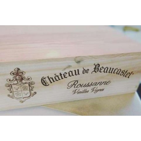 Chateau de Beaucastel Chateauneuf du pape "Roussanne Vieilles Vignes" blanc 2017 caisse bois