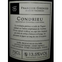 Domaine François Grenier Condrieu "Signature" blanc 2016 contre etiquette