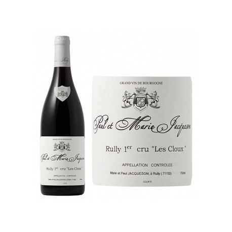 Domaine Paul et Marie Jacqueson Rully 1er Cru "Les Cloux" rouge 2017 bouteille
