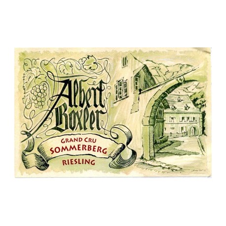 Domaine Albert Boxler Riesling Grand Cru Sommerberg "E" 2017 Domaine Albert Boxler Riesling Grand Cru Sommerberg "E" 2017
