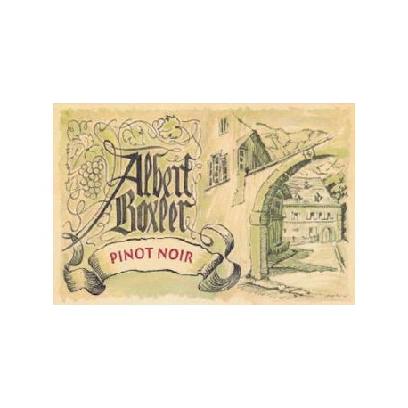 Domaine Boxler pinot noir rouge 2016 etiquette