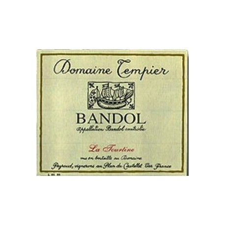 Domaine Tempier "La Tourtine" Bandol rouge 2016 etiquette