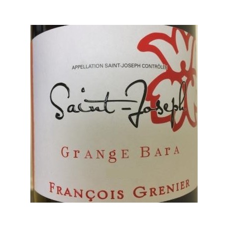 Domaine Francois Grenier Saint Joseph "Grange Bara" rouge 2016 etiquette