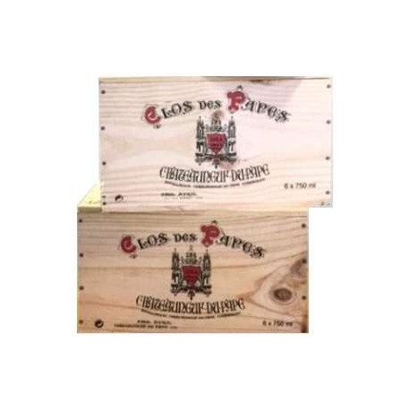 Clos des Papes Chateauneuf du Pape rouge 2016 caisse bois