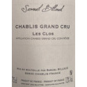 Domaine Samuel Billaud Chablis Grand Cru "Les Clos" blanc sec 2015