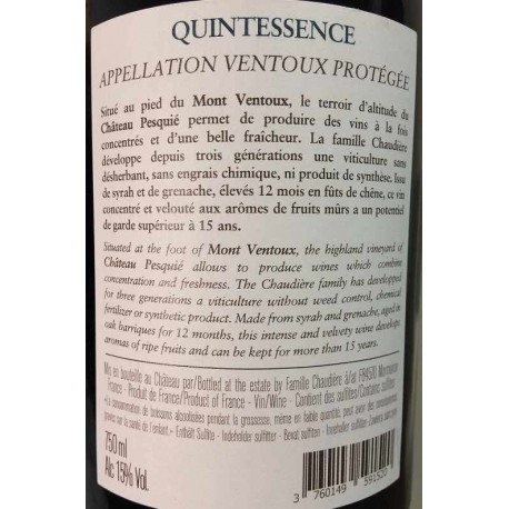 Château Pesquié Ventoux "Quintessence" red 2017 MAGNUM