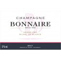 Champagne Bonnaire Grand Cru Blanc de Blancs mathusalem etiquette