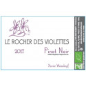 Le Rocher des Violettes "Pinot noir" rouge 2017 etiquette