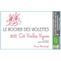 Le Rocher des Violettes Touraine "côt vieilles vignes" rouge 2017 etiquette