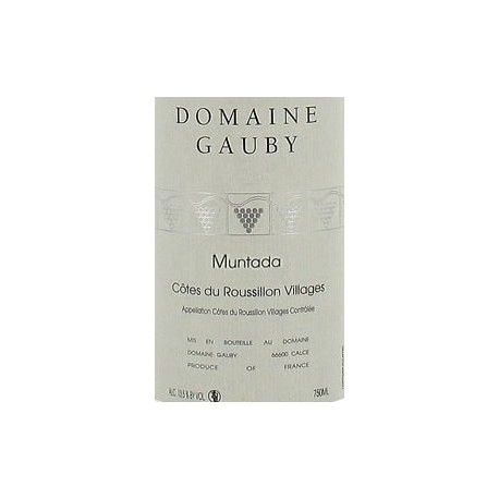 Domaine Gauby "Muntada" red 2011