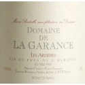 IGP d'OC Domaine de la Garance "Les Armières" rouge 2016 etiquette