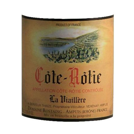 Domaine Rostaing Côte-Rôtie "Viaillère" rouge 2016 etiquette