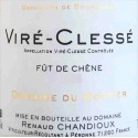 Domaine du Mortier Vire Clesse fut de chene 2017 etiquette