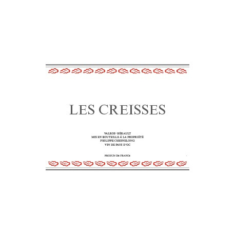 Domaine des Creisses "Les Brunes" rouge 2016