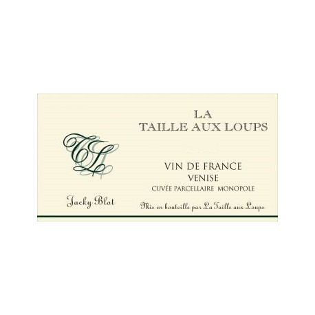 Domaine de la Taille aux Loups "Clos de Venise" blanc sec 2017 etiquette