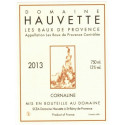 Domaine Hauvette "Cornaline" rouge 2013 etiquette