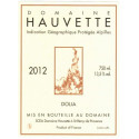 Domaine Hauvette "Dolia" blanc sec 2012 etiquette