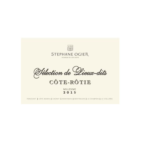 Domaine Stephane Ogier Cote-Rotie "Selection de Lieux-Dits" 2015
