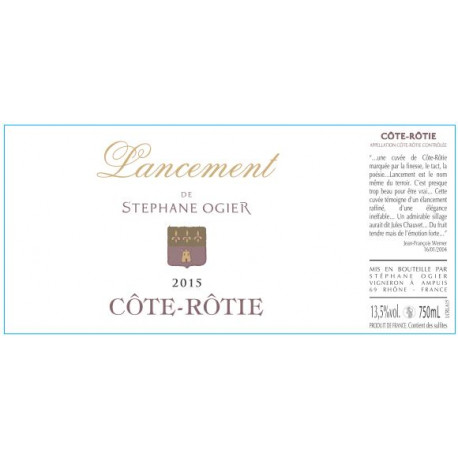 Domaine Ogier Cote-Rotie "Lancement" red 2015