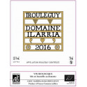 Domaine Ilarria Irouleguy blanc sec 2016 etiquette