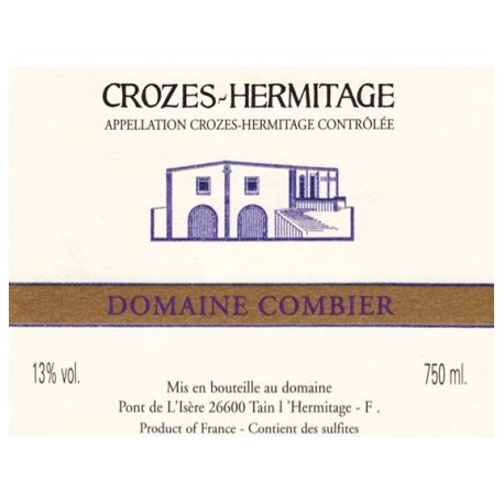 Domaine Combier Crozes-Hermitage "Domaine" blanc sec 2018 etiquette