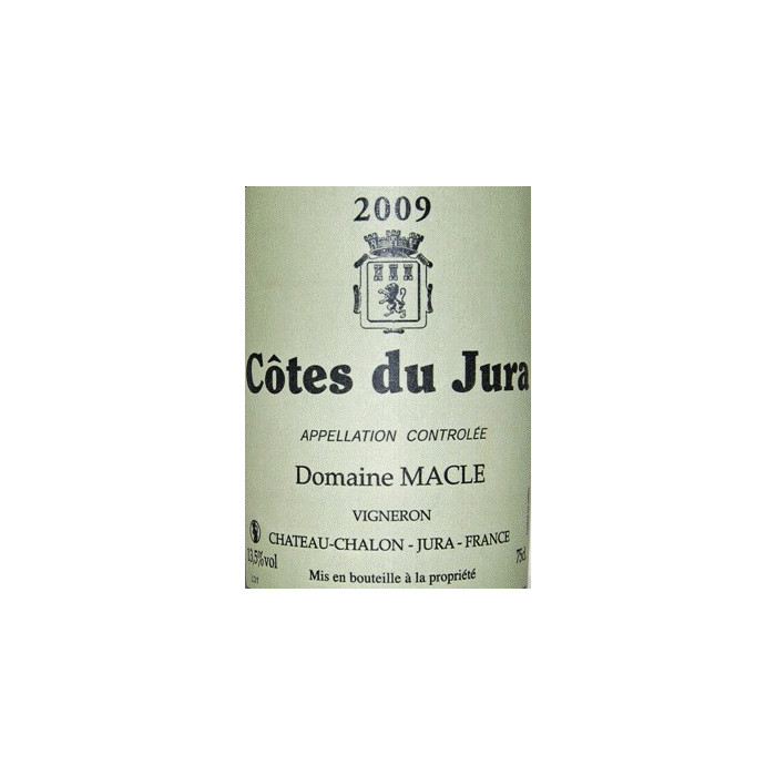 Domaine Jean Macle Cotes du Jura "chardonnay Savagnin" dry white 2009
