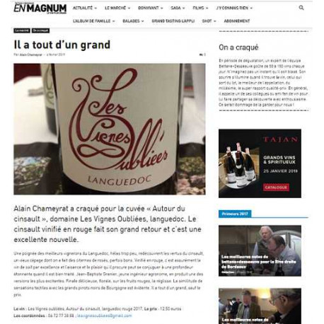 Vignes Oubliees Cinsault en magnum bettane desseauve