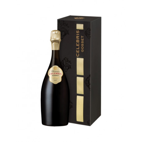 Champagne Gosset "Celebris" Vintage 2007 Extra Brut coffret