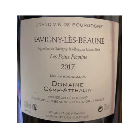 Domaine Camp-Atthalin Savigny-Les-Beaune "Les Petits Picotins" red 2017