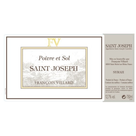 Domaine Villard Saint-Joseph "Poivre et Sol" red 2017 MAGNUM