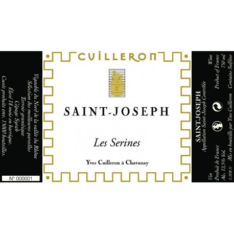 Domaine Yves Cuilleron Saint-Joseph  Les Serines 2017 JEROBOAM etiquette