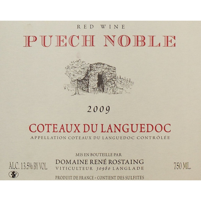 Domaine Puech Noble Coteaux du Languedoc  rouge 2010 (75 cl)