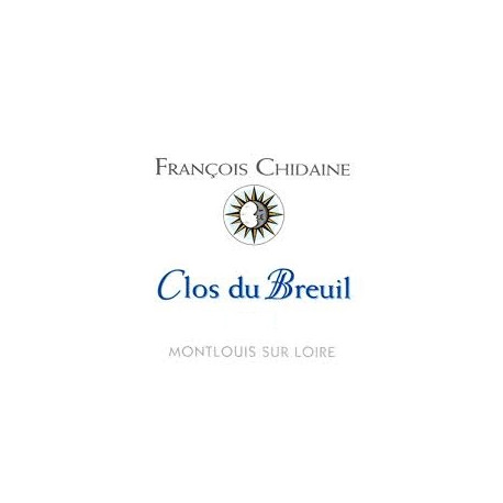 Domaine François Chidaine Montlouis "Clos du Breuil" blanc sec 2018 etiquette