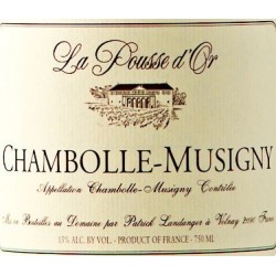 Domaine de la Pousse d'Or Chambolle Musigny 2017 bouteille