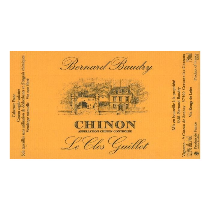 Domaine Bernard Baudry Chinon "Le Clos Guillot" rouge 2010 (75 cl)