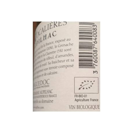 Domaine d'Aupilhac  "Les Cocalieres" white 2018