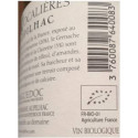 Domaine d'Aupilhac AOP Languedoc "Les Cocalières" blanc 2018 contre etiquette droite
