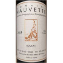 Domaine Hauvette "Roucas" rouge 2018 etiquette