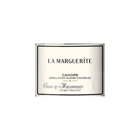 Domaine Cosse-Maisonneuve Cahors "La Marguerite" rouge 2016 etiquette