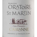 Domaine de l'Oratoire Saint-Martin "Les Douyes" rouge 2017 etiquette