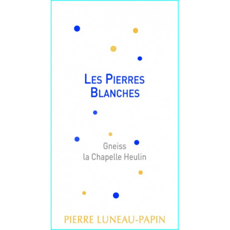 Domaine Luneau-Papin Muscadet Sèvre et Maine "Les Pierres Blanches" blanc sec 2017 etiquette