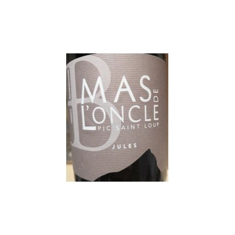 Mas de l'Oncle Languedoc Pic Saint-Loup "Cuvée Jules" 2017 etiquette