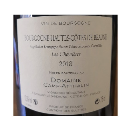 Domaine Camp-Atthalin Hautes Cotes de Beaune "Les Chevrieres" red 2018
