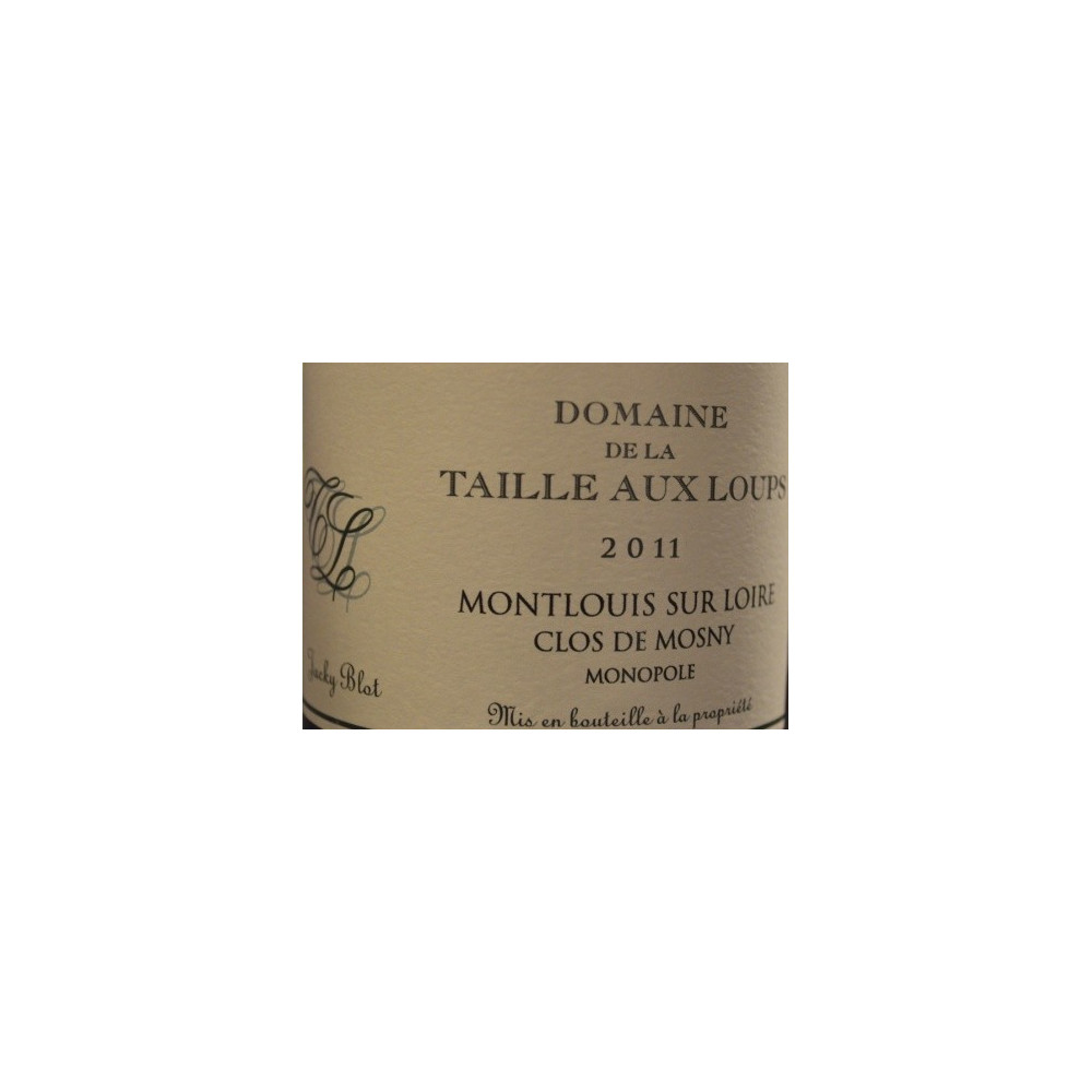 Domaine de la Taille aux Loups Montlouis-sur-Loire "Clos de Mosny" dry white 2011