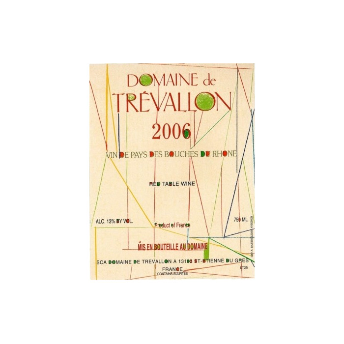 Domaine de Trévallon rouge 2006 (75 cl)