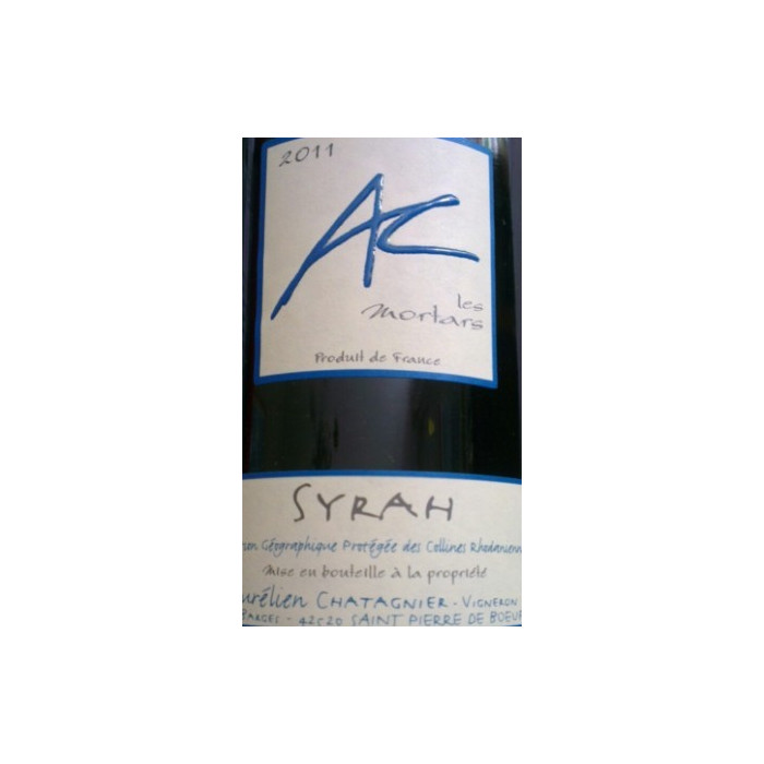 Domaine Aurélien Chatagnier "Les Mortars" (Syrah) rouge 2012 (75 cl)