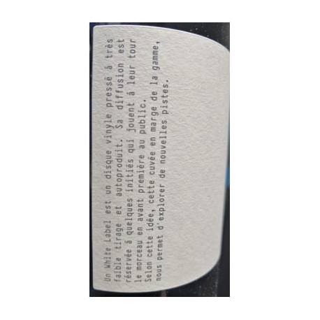 Château de Jonquières "White Label" (mourvèdre) rouge 2017/2018 contre texte